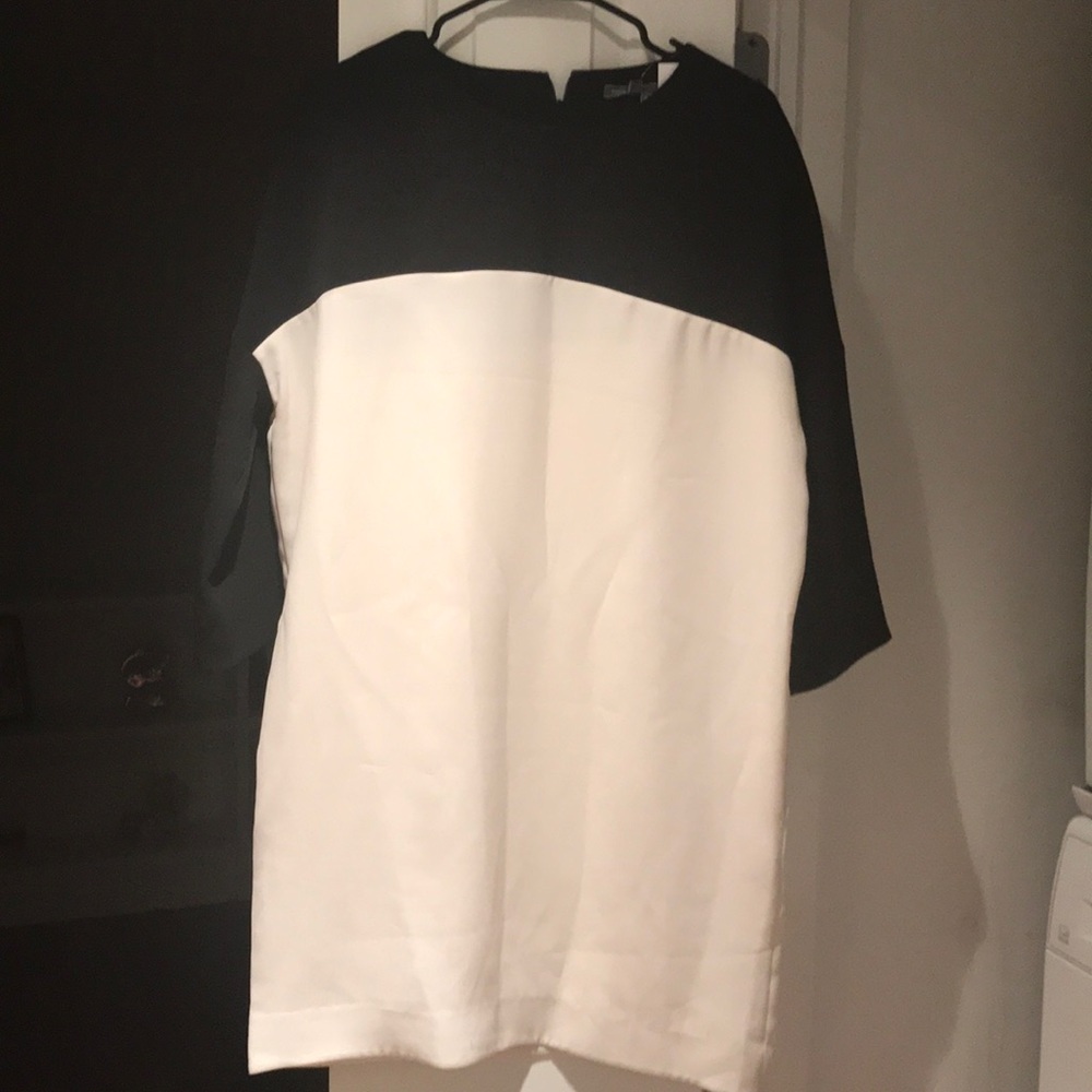 Vince black and white dress